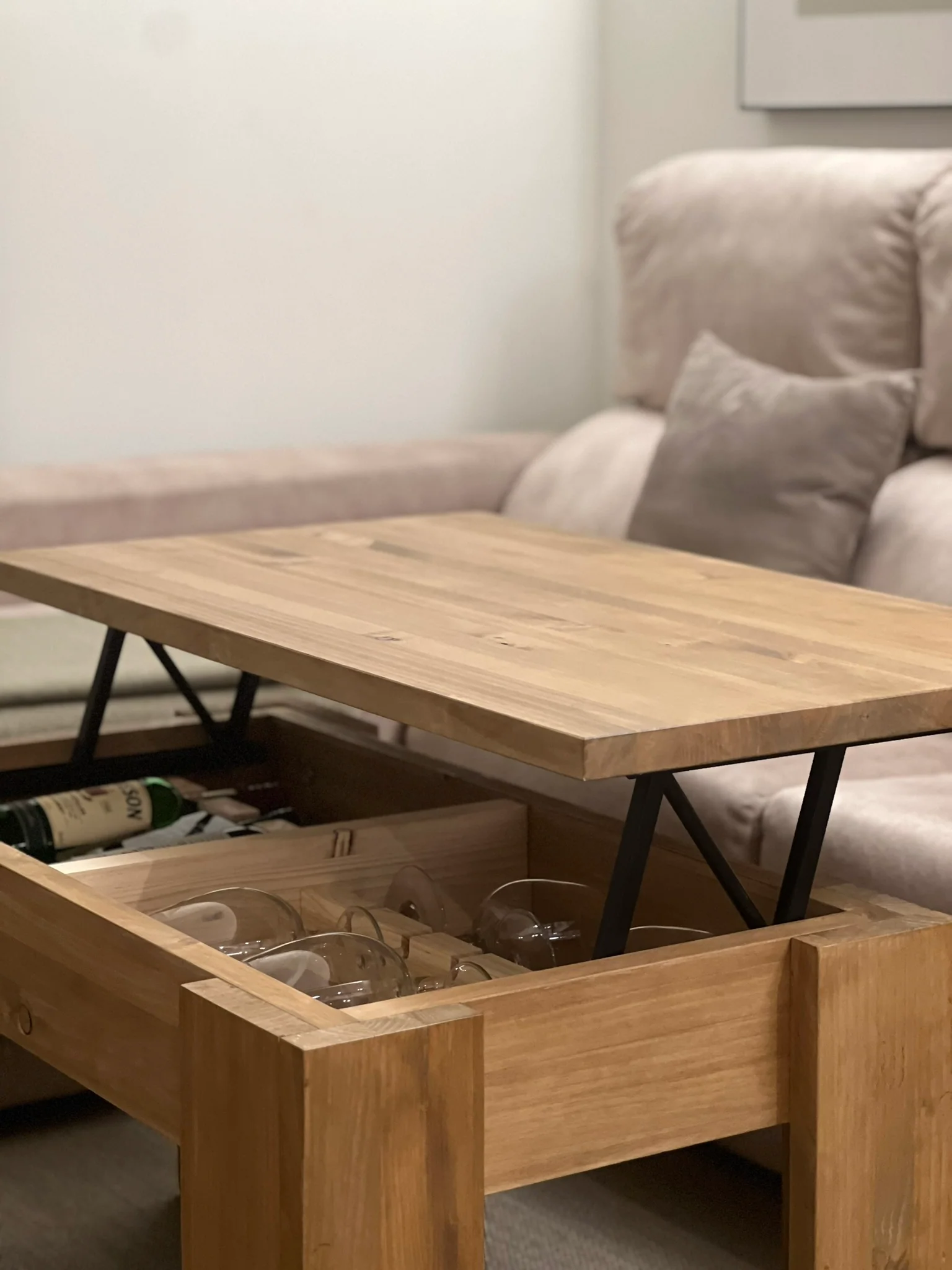 Mesa Elevable (opción vinoteca) - Imagen 3